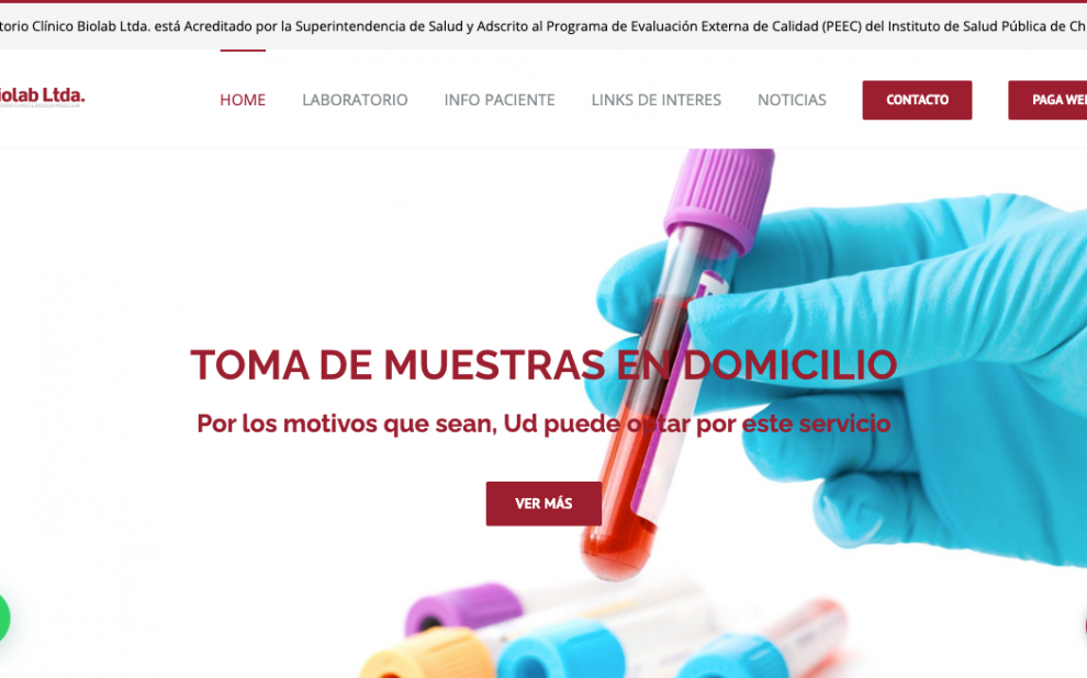Biolabltda.cl desarrollo EstiloWeb agencia digital
