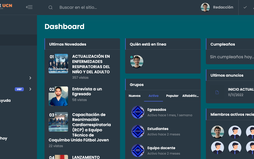 Intranet UCN EstiloWeb Agencia Digital