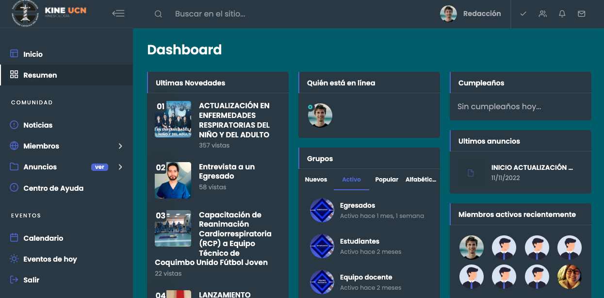 Intranet UCN EstiloWeb Agencia Digital